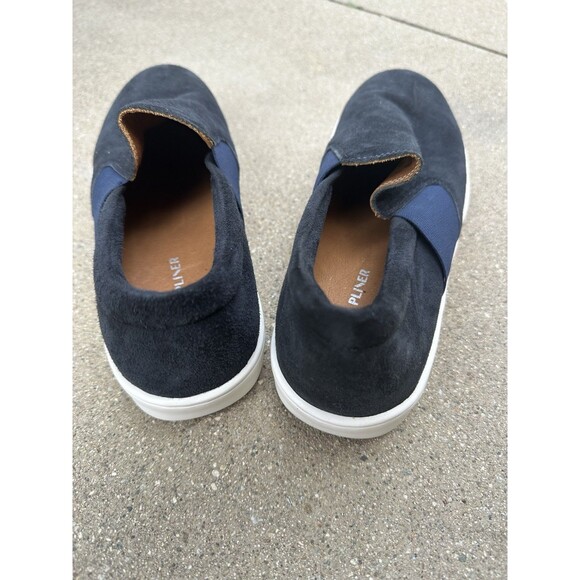 Donald Pliner Shoes Mens Size 8 Blue Dawson Leather Slip On Casual Sneakers main image 6